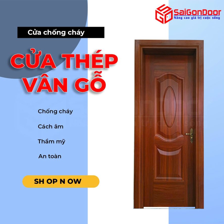 Những ưu điểm vượt trội của cửa thép vân gỗ 3